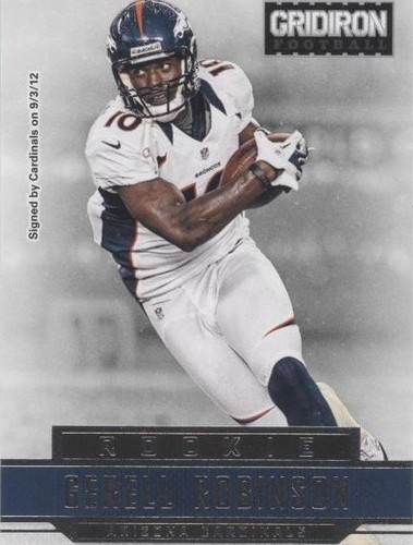 2012 Panini Gridiron Gerell Robinson #239