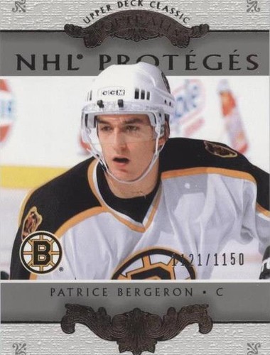 2003-04 Upper Deck Classic Portraits - Patrice Bergeron #177
