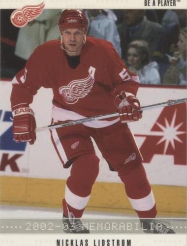 2002-03 In the Game Be A Player Memorabilia - Nicklas Lidstrom #194