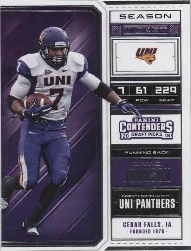2018 Panini Contenders Draft Picks David Johnson #27