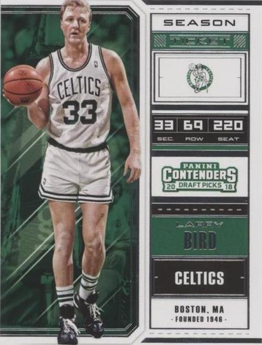 2018 Panini Contenders Draft Picks - Larry Bird #39