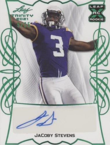 2021 Leaf Trinity JaCoby Stevens #BA-JS1