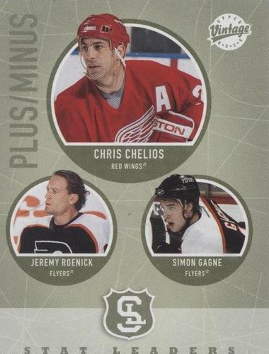 2002-03 Upper Deck Vintage - Chris Chelios Jeremy Roenick Simon Gagne #312