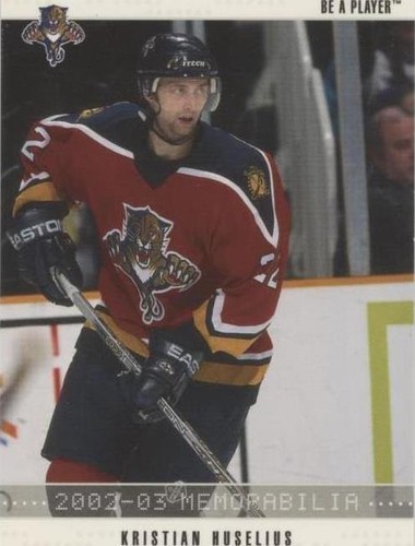 2002-03 In the Game Be A Player Memorabilia - Kristian Huselius #27