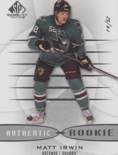 2013-14 SP Game Used Edition - Matt Irwin #130