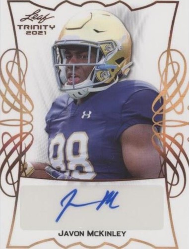 2021 Leaf Trinity Javon McKinley #TPA-JMK