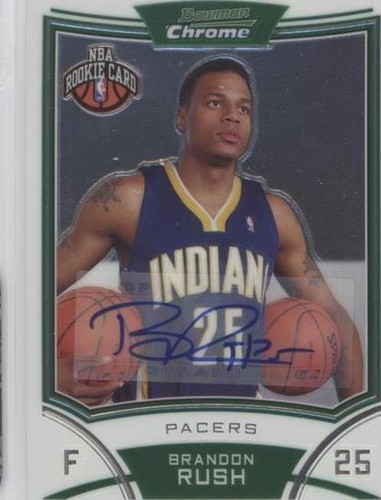 2008-09 Bowman Draft Picks & Stars - Brandon Rush #182