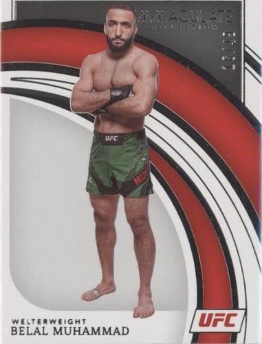 2022 Panini Immaculate Collection UFC - Belal Muhammad #9