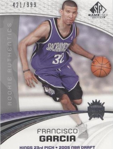 2005-06 SP Game Used Edition - Francisco Garcia #123