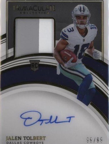 2022 Panini Immaculate Collection Jalen Tolbert #126