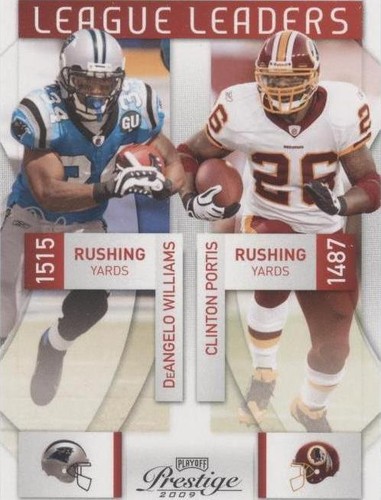 2009 Playoff Prestige Clinton Portis DeAngelo Williams #5