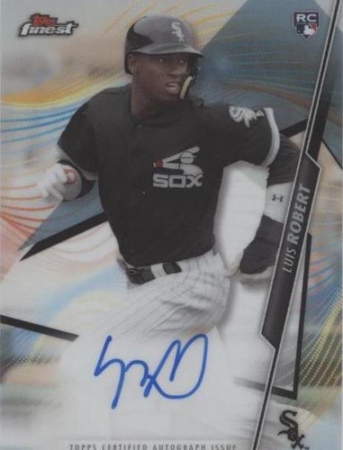 2020 Topps Finest - Luis Robert #FA-LR