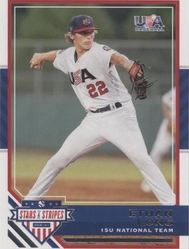 2017 Panini USA Baseball Stars & Stripes - Ethan Long #60