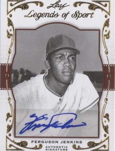 2011 Leaf Legends of Sport - Fergie Jenkins #BA-29