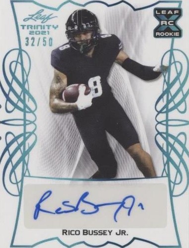 2021 Leaf Trinity Rico Bussey Jr. #BA-RBJ