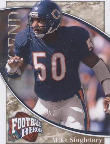 2009 Upper Deck Football Heroes Legend Blue /99 Mike