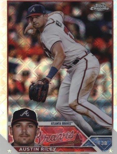 2023 Topps Chrome Logofractor Edition - Austin Riley #66