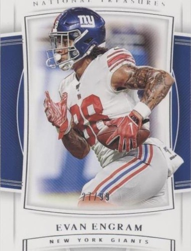 2019 Panini National Treasures Evan Engram #30