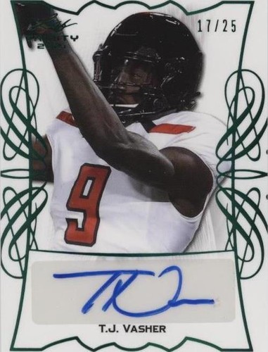 2021 Leaf Trinity T.J. Vasher #TPA-TJV