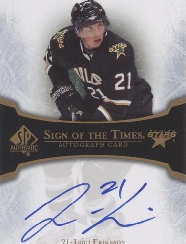 2007-08 SP Authentic - Loui Eriksson #ST-ER