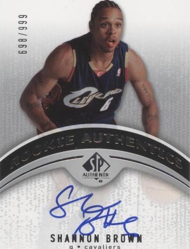 2006-07 SP Authentic - Shannon Brown #115