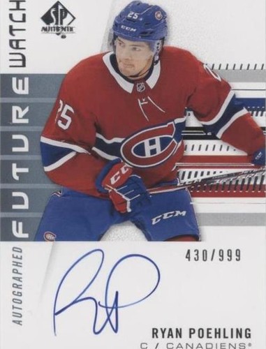 2019-20 SP Authentic - Ryan Poehling #161