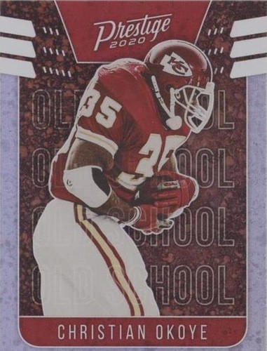 2020 Panini Prestige Christian Okoye #OS-CO