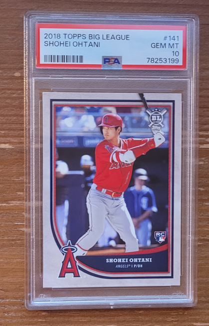 その他 2018 Shohei Ohtani 2018 Topps Big League #41 Shohei Ohtani Rookie PSA 10 Los
