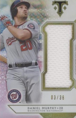 2018 Topps Triple Threads - Daniel Murphy #SJR-DMU1