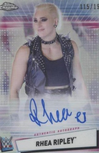 2021 Topps Chrome WWE - Rhea Ripley #A-RP