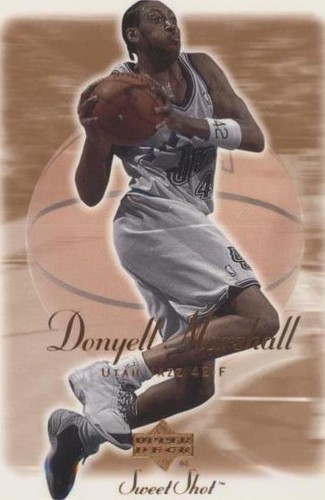2001-02 Upper Deck Sweet Shot - Donyell Marshall #87
