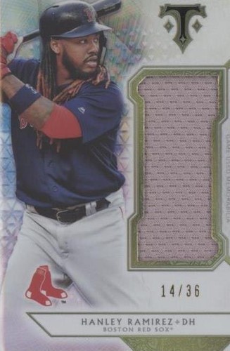 2018 Topps Triple Threads - Hanley Ramirez #SJR-HR3