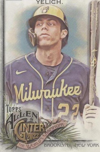 2022 Topps Allen & Ginter - Christian Yelich #74