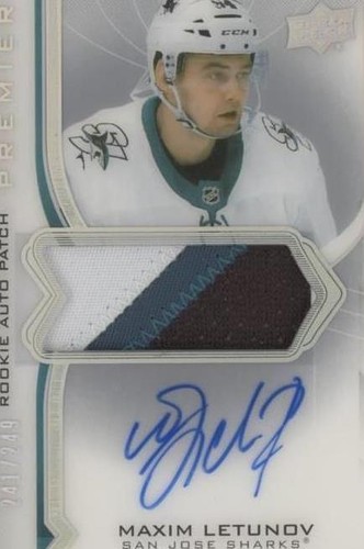 2020-21 Upper Deck Premier - Maxim Letunov #AR-ML