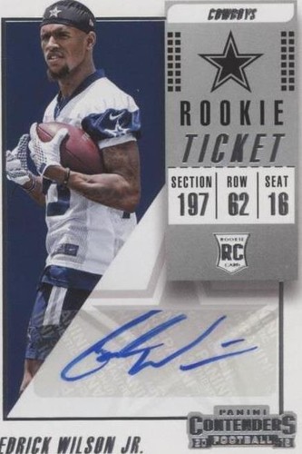 2018 Panini Contenders Cedrick Wilson Jr. #190