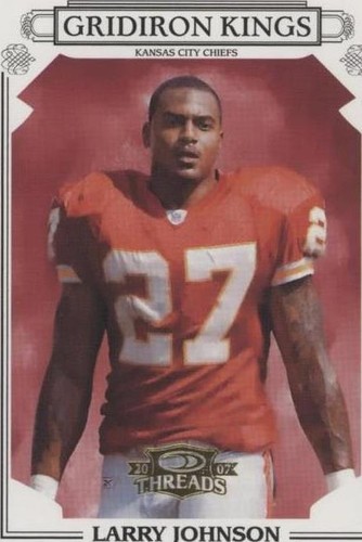 2007 Donruss Threads Larry Johnson #PGK-25