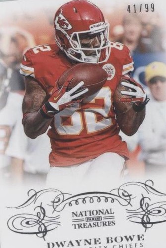 2013 Panini National Treasures Dwayne Bowe #52