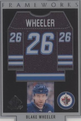 2016-17 SP Game Used - Blake Wheeler #FW-BW