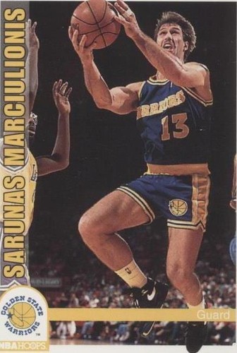 1992-93 NBA Hoops - Sarunas Marciulionis #77