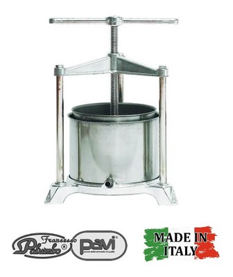 TORCHIETTO PREMITUTTO IN ACCIAIO INOX E ALLUMINIO GRANDE 5 LT PAVI PALUMBO