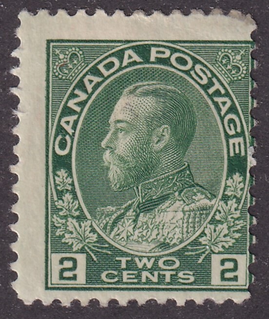 MATT'S STAMPS SCOTT CANADA #107, 2-CENT GEORGE V ISSUE OF