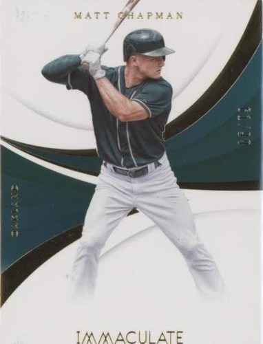 2018 Panini Immaculate Collection - Matt Chapman #125