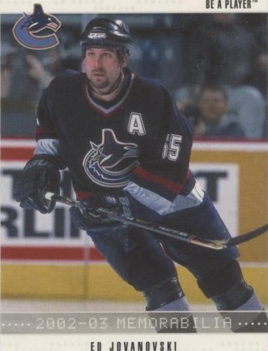 2002-03 In the Game Be A Player Memorabilia - Ed Jovanovski #95
