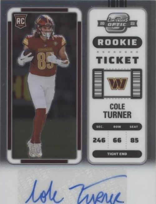 2022 Panini Contenders Optic Cole Turner #154