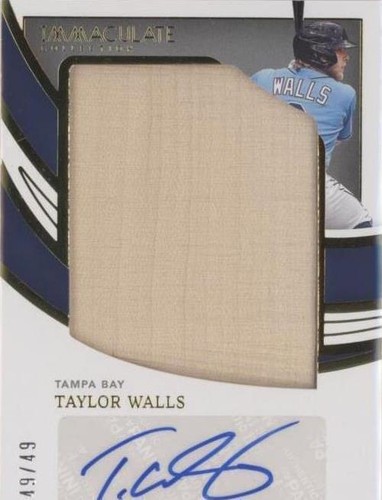 2022 Panini Immaculate Collection - Taylor Walls #JBS-TW