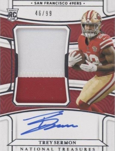 2021 Panini National Treasures Trey Sermon #179