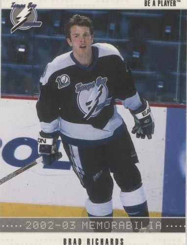 2002-03 In the Game Be A Player Memorabilia - Brad Richards #10