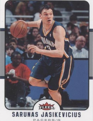 2006-07 Fleer - Sarunas Jasikevicius #72