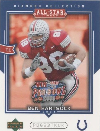 2004 Upper Deck Diamond Collection All-Star Lineup Ben Hartsock #AS65