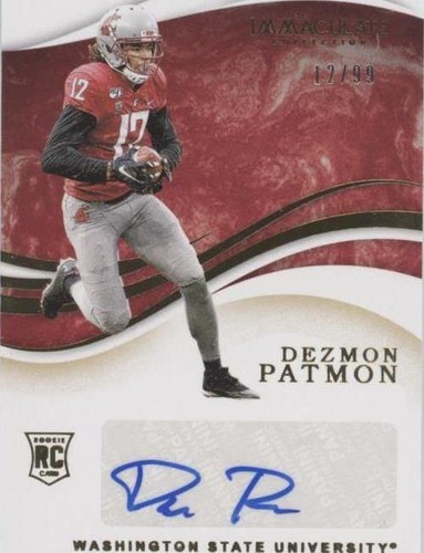 2020 Panini Immaculate Collection Collegiate Dezmon Patmon #63